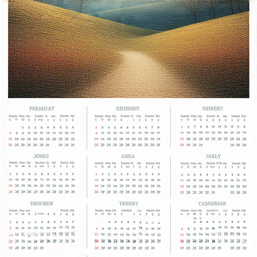 「揭開日常的藝術：定制掛曆印刷，讓每一天都充滿驚喜！」