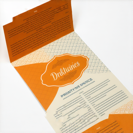 揭開摺頁菜單的秘密，展現專業印刷服務，讓菜單設計更具吸引力的藝術作品，細緻的摺頁效果提升用餐體驗，吸引顧客眼球，促進銷售。