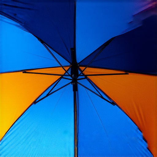 防風雨傘設計展示，強調晴雨傘的完美結合，背景為高品質印刷服務的細節，突顯產品耐用性及創意設計，適合任何天氣使用。