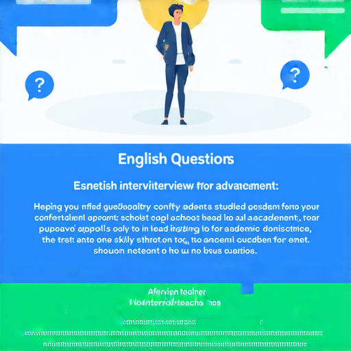 「升學升值必看！掌握關鍵英文面試問題，一對一外籍老師助你成功！」