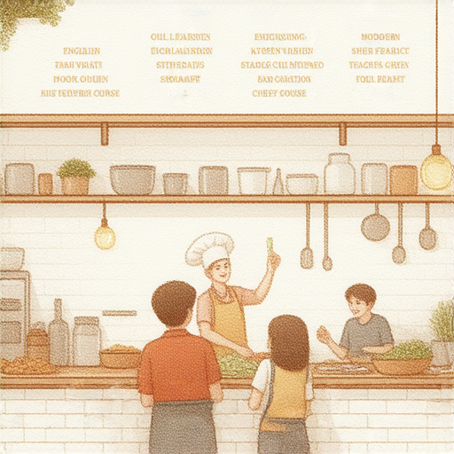 「掌握廚房英語！學習廚餘、廚具及廚師術語，立即與外籍老師一對一提升你的英文能力！」