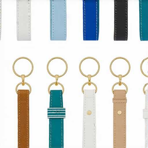 「探索五彩鎖匙扣魅力：燈白、藍白、青白、啡白，立即訂製專屬印刷服務！」