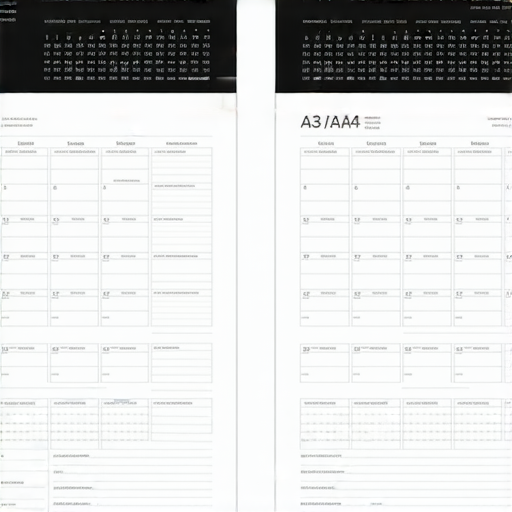 「雙面A3/A4黑白月曆！探索專業印刷服務，打造您的獨特計劃工具！」