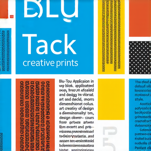“發現藍色魔力：如何用Blu Tack讓你的印刷創意脫穎而出！”