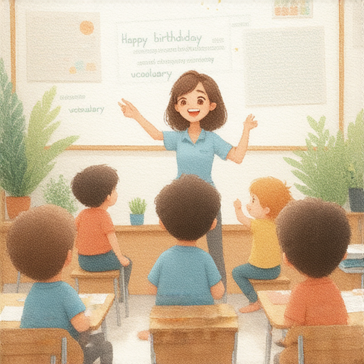揭開英文學習的奧秘：生日快樂與生態詞彙，讓外籍老師引領你踏上語言之旅！