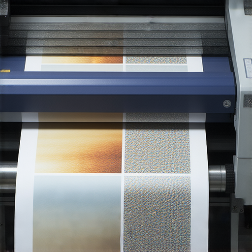 專業印刷服務場景展示，印刷機操作，色彩鮮豔的作品，展現如何讓創作脫穎而出，繪製高品質視覺效果，提升品牌形象與市場競爭力。