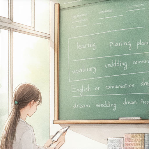 「準備你的夢幻婚禮！探索必備英文詞彙與一對一外籍老師學習！」