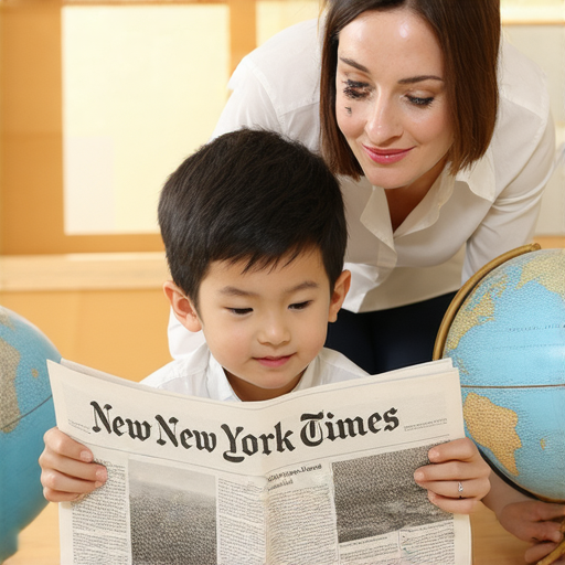 「透過一對一外籍老師學習紐約時報英語，打開你的全球視野！」
