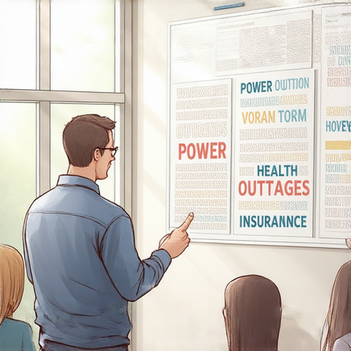 "停電通知英語教學｜立即了解停電、健保等專業詞彙，讓外籍老師帶你輕鬆掌握！"