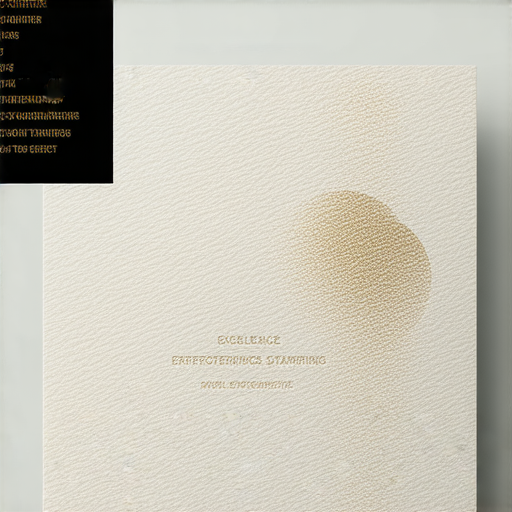 啞金燙印效果的樣品展示，突顯印刷服務的專業性與質感，適合高端品牌推廣，讓每一份印刷產品都散發獨特魅力。