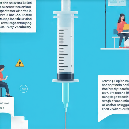 「想學英文？了解注射器、注意事項等關鍵詞，讓外籍老師助你快速提升英語！立即探索！」