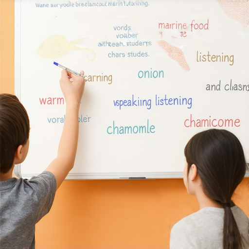 「揭開海洋食品的秘密：學習洋蔥、洋甘菊等英文，立刻報名外籍老師一對一教學！」