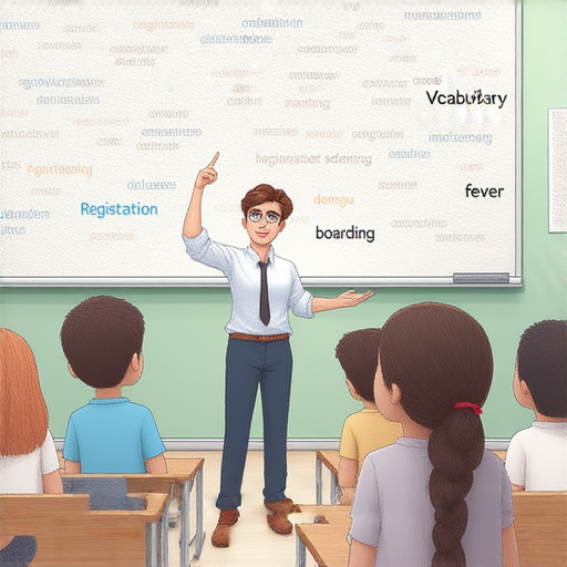 「登記、登機、登革熱！掌握這些關鍵英文，讓外籍教師助你一臂之力！」