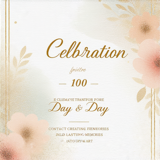 「探索獨特百日宴請柬範本，打造專屬回憶！立即來電洽詢印刷服務！」