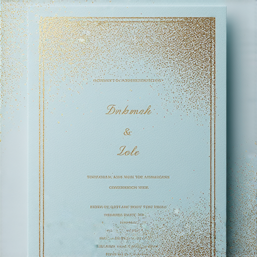 創意請帖專家！探索粉藍金與燙金的獨特魅力，讓您的大日子更難忘！立即打造專屬邀請函！