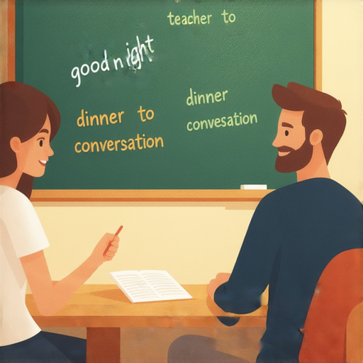 "晚間英語秘訣：從晚安到晚宴，掌握日常對話，立即預約外籍老師一對一教學！"