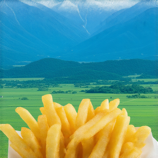 品卡樂b薯條呈現日本立山黑部的美味，火紅薯條與美景的完美結合，讓您在品味美食的同時，體驗印刷專業服務的創意與品質。