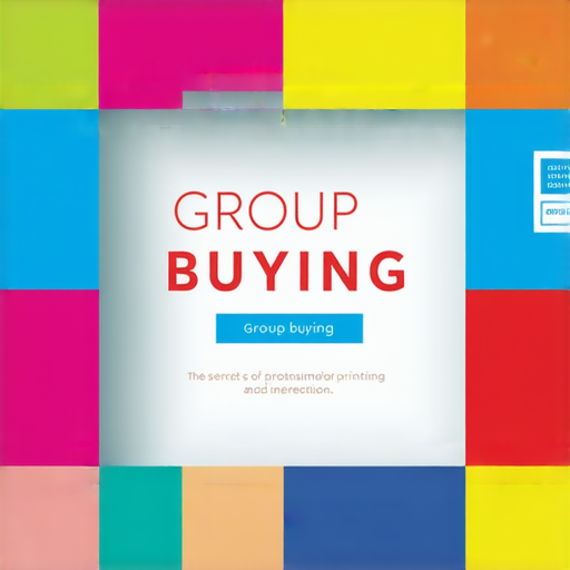 品團購活動的促銷圖片，展示各類贈品專輯，吸引消費者了解印刷專業服務，揭開團購的秘密，感受驚喜優惠，添加購買欲望。