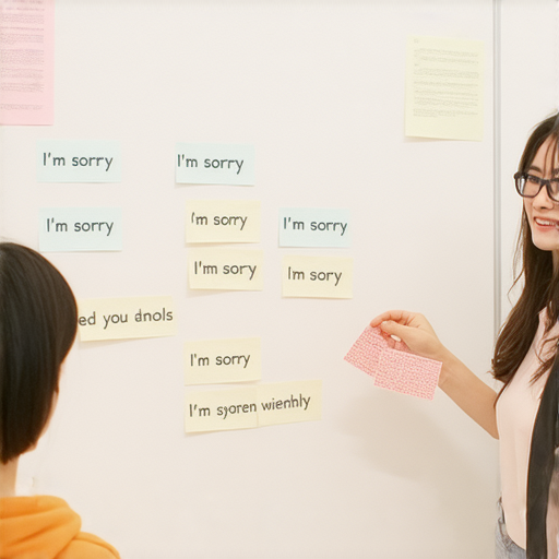 「學會對不起的正確說法！外籍英文老師一對一教學，讓你瞬間提升英文溝通力！」