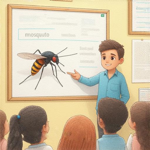 「想知道「蚊子」英語怎麼說？快來探索更多有趣的單詞，讓外籍英文老師陪你一起學習！」