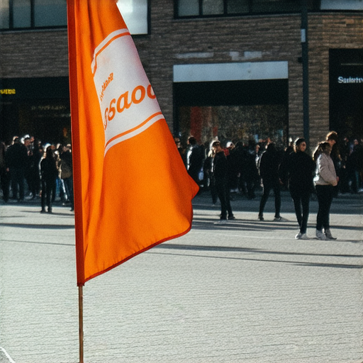 「讓你的品牌在街頭閃耀！立即探索我們專業的廣告旗印刷服務！」