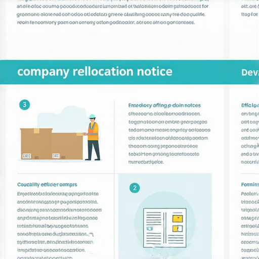 「立即了解公司搬遷通知範本，讓您的搬屋過程無憂無慮！」