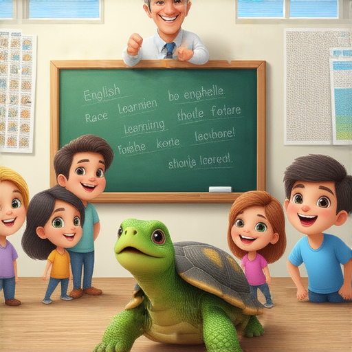 「學習英語如同龜兔賽跑，找到你的外籍老師，讓你的進步不再遲緩！」