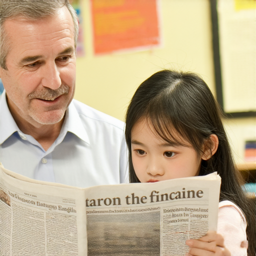 「探索英文報紙秘訣，輕鬆學習！體驗一對一外籍老師教學，立即開啟你的學習之旅！」
