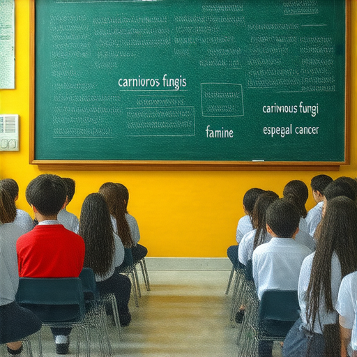 探索英語世界！讓外籍老師帶你深入了解食肉菌、飢荒及食道癌等詞彙，立即加入我們的課程！