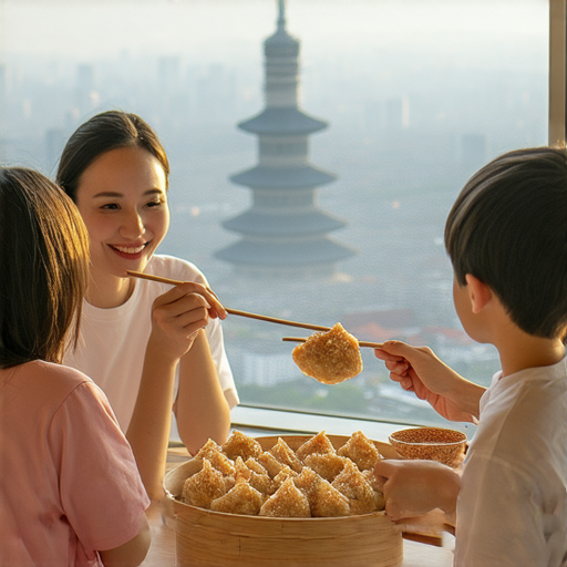 「探索美食與文化：從饺子到首尔塔，與外籍英語老師一對一學習，立即啟程！」