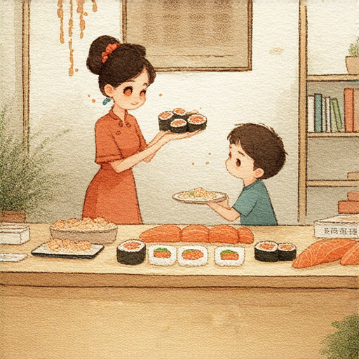 「探索迷人英語世界：一對一外籍老師教你迴轉壽司與迷幻的魅力！」