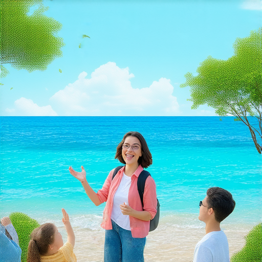 「探索海濱公園的魅力，讓外籍英文老師助你開口說英文！」