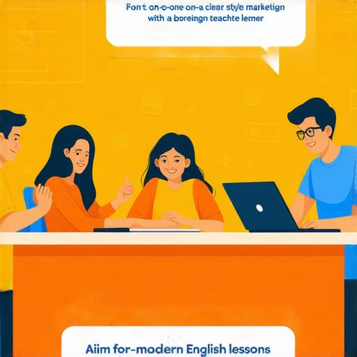 「短暂的瞬間，本可以讓你流利說英語！立即報名一對一外籍老師課程！」