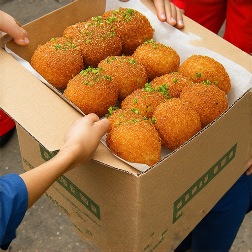 搬屋服務圖像，顯示工作人員專業搬運千房、大道頓崛和美津大阪燒等美食的場景，強調一次性處理搬遷及美食需求，確保顧客享受美味和方便。