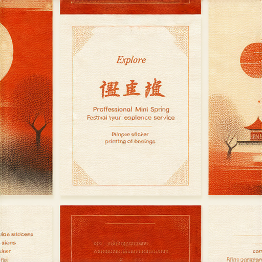 探索獨特迷你揮春貼紙印刷，讓您的祝福更添魅力！立即查詢專業印刷服務！