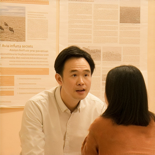 「揭開禽流感的秘密！與外籍英文老師一對一學習，探索防疫知識！」