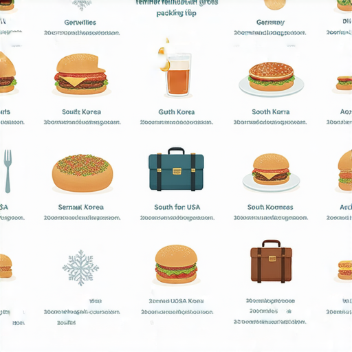 「冬季出國搬屋攻略！探索德國、韓國、美國餐廳打包秘訣，讓您輕鬆旅遊！」