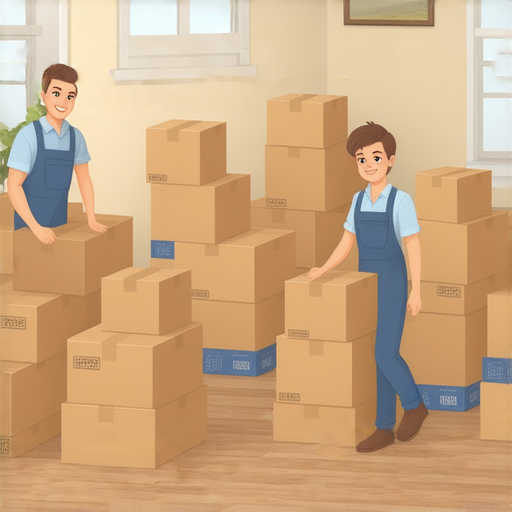 打包來自星星的你，龔叶轩分享搬家秘訣，專業搬屋服務成為最佳選擇，展示整齊打包的物品和搬家人員，提供高效搬遷的參考。