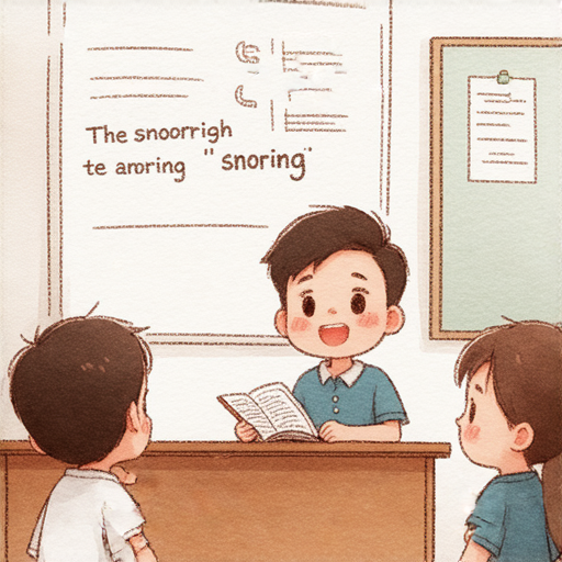 「發現鼻鼾的英文解釋！一對一外籍老師助你輕鬆學習，立即探索！」