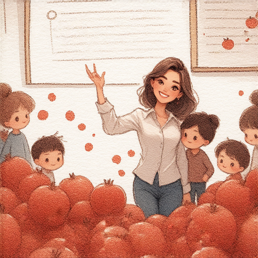 "揭開石榴的神秘面紗！與外籍英文老師一對一學習，快來探索！"