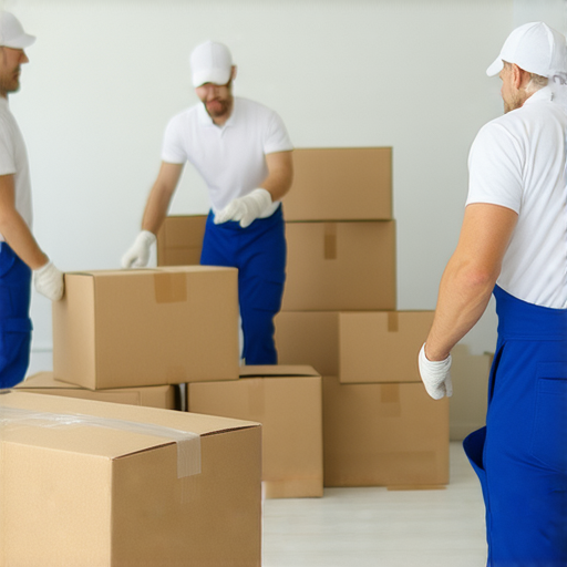 專業搬屋服務團隊正在拆解傢俬，背景顯示整潔的新居環境，搬家工作輕鬆進行，無煩惱地迎接新生活，為客戶提供全方位搬遷支持與服務。