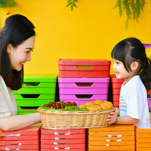 「揭開食物盒的祕密！透過外籍老師一對一學習英文，探索美味與語言的奇妙結合！」