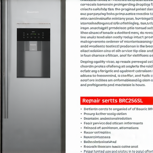 揭開Baumatic寶瑪客BRCF256SL雪櫃不凍維修秘訣的圖片，展示專業維修工具與服務，並附上印刷服務細節，吸引讀者了解產品特性與維修技巧。