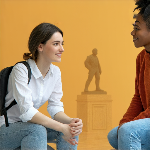 「發現神像背後的故事！立即與外籍英文老師一對一學習，開啟你的探索之旅！」