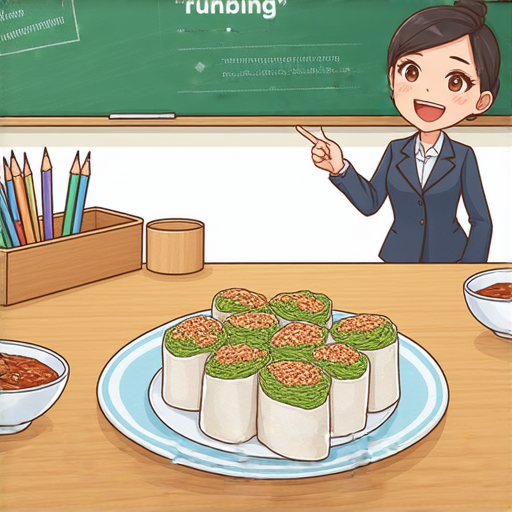 「潤餅的英文是什麼？立即探索外籍老師的一對一教學，帶你掌握地道英文！」