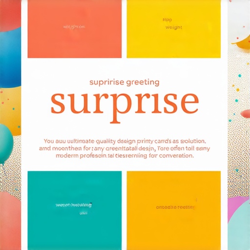 驚喜賀卡的不同重量展示，展現多種印刷服務選擇，讓祝福更有分量，適合各種慶祝場合的最佳賀卡設計方案。