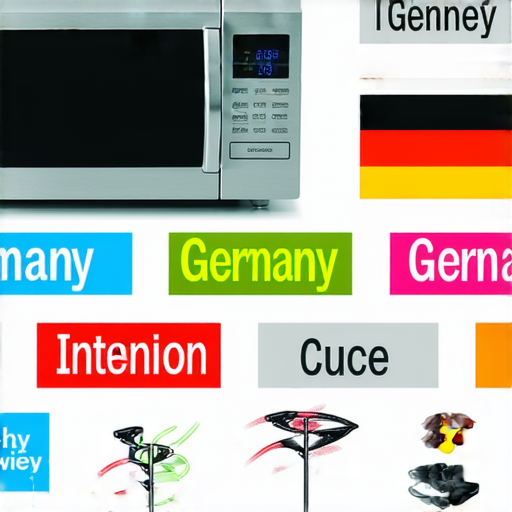 探索英文詞彙：微波爐、德國、心意與心理等主題解析