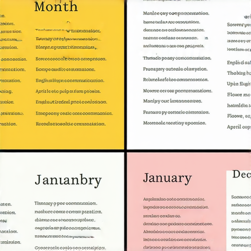 掌握1月至12月的英文表達，了解各個月份如何用英文表達！