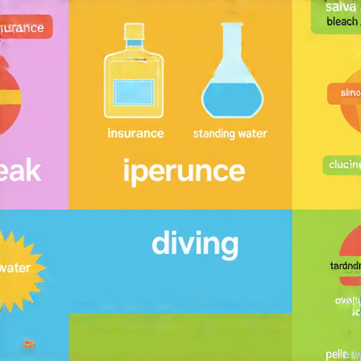 常用英語詞彙解析：保險、香水、漏水、口水、跳水、積水與漂白水
