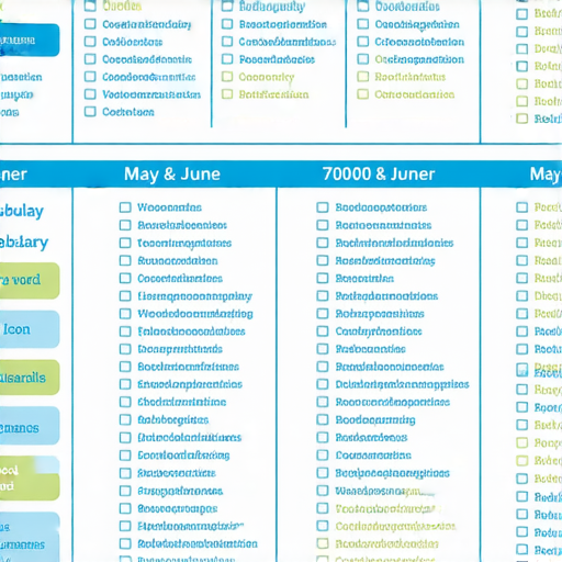 提升英文能力的5月與6月學習計畫及7000單字推薦